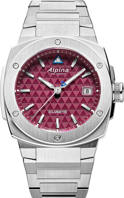 Alpina Herrenuhr, Solar, Edelstahl, 38 mm, 10 ATM, Saphirglas - Bild 1