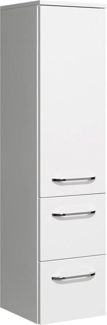 Pelipal Bad-Hängeschrank Quantum 05 in Weiß Hochglanz mit Soft-Close-Türen und Regalböden, Breite: 30 cm, Höhe: 121 cm, Tiefe: 30 cm - Bild 1