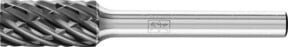 PFERD Hochleistungsfrässtift STEEL Zylinder ZYA in Silber, Hartmetall mit HICOAT Beschichtung für Stahl, Durchmesser: 10 mm, Länge: 20 mm, Schaft-Durchmesser: 6 mm - Bild 1