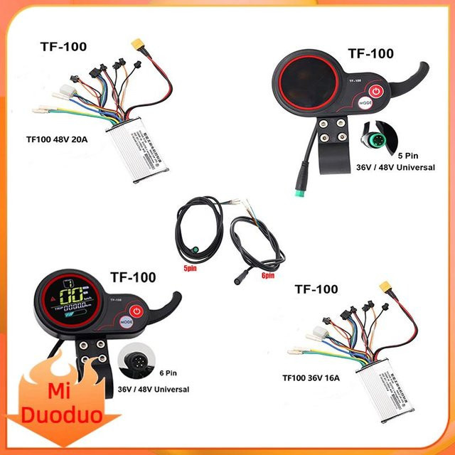 Kugoo Kukirin Ersatzteil-Set für M4 und M4 Pro: Controller und TF-100 Gashebel-Display in Schwarz - Bild 1
