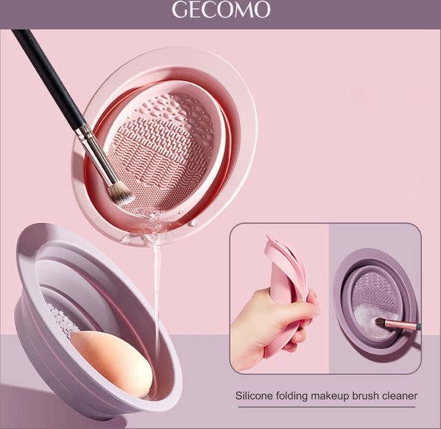 GECOMO Make-up-Pinsel-Reinigungsschüssel aus Silikon - Bild 1