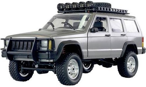 Amewi JC-X12 Scale Silber Brushed, RC Modellauto, 1:12, Elektro Geländewagen, Allradantrieb (4WD), RtR - Bild 1