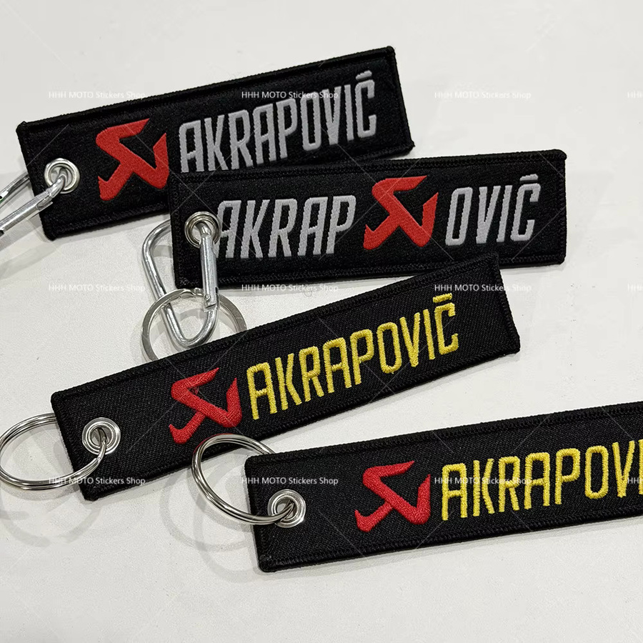 Akrapovic Schlüsselanhänger, doppelseitig bestickt - Bild 2
