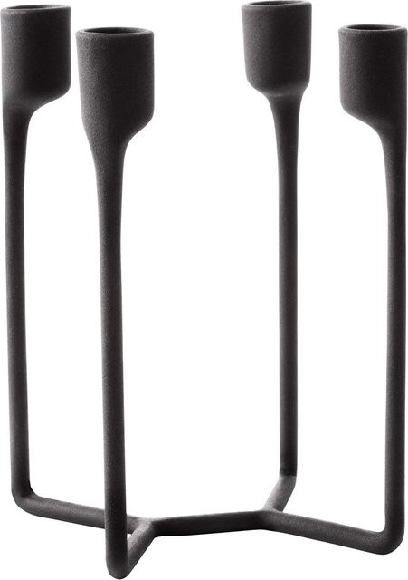 Normann Copenhagen Heima 4-Armiger Kerzenständer aus Gusseisen in Schwarz - Bild 1