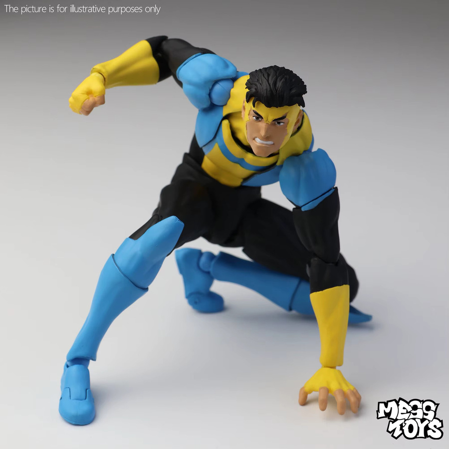 Bandai Marvel Unbesiegbarer Junge Actionfigur, Gelber Anzug Blauer Anzug - Bild 3