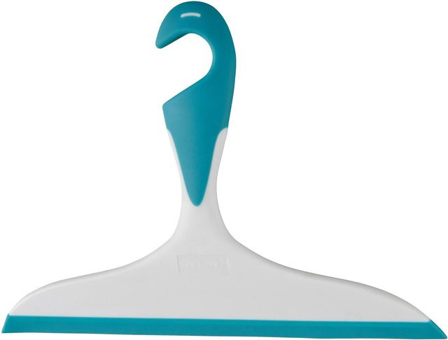 Wenko Duschabzieher 2K Loano Hellblau und Weiß - Bild 1