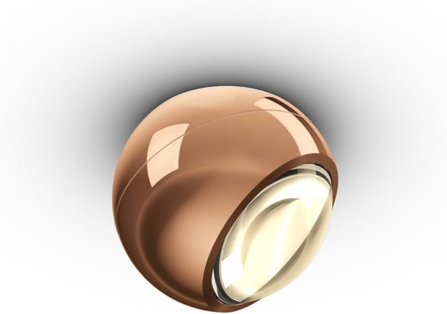 Occhio io giro VOLT LED-Deckenstrahler in Kupfer, dimmbar und verstellbar, warmweiß (3000K) - Bild 1