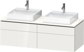 Duravit Waschtischunterschrank L-Cube in Weiß, B/T/H: 142 x 55 x 48,2 cm - Bild 1