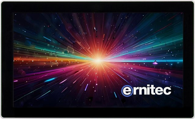 Ernitec 27 Full-HD Touch Monitor in Schwarz, vandalen- und wasserdicht mit HDMI-Anschluss - Bild 1