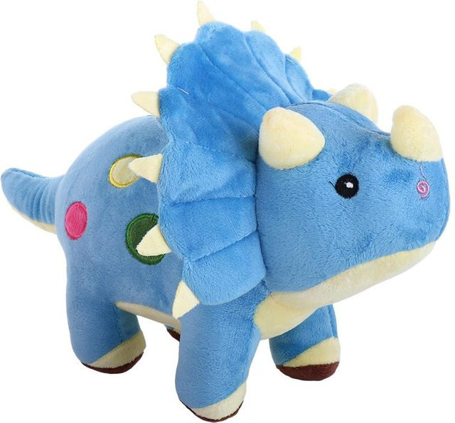 Binchi Fitness Stegosaurus Triceratops Dinosaurier Kissen, blau, ab 0 Jahre - Bild 1