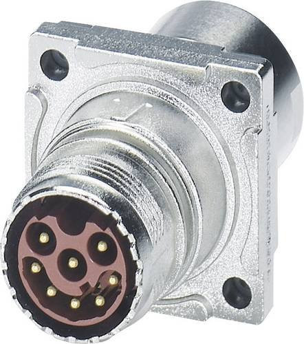 Phoenix Contact M17 Compact Steckverbinder Wanddurchführung ST-08P1N8ACK03S Silber - Bild 1
