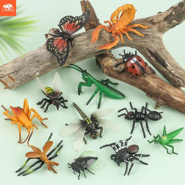 XIALIBAOMOWAN Mini-Insekten- und Tiermodell-Set, Actionfiguren, Lernspielzeug - Bild 1