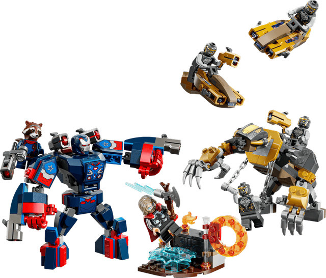 LEGO Marvel Avengers: Endgame Thor vs. Chitauri Konstruktionsspielzeug ab 8 Jahren - Bild 3
