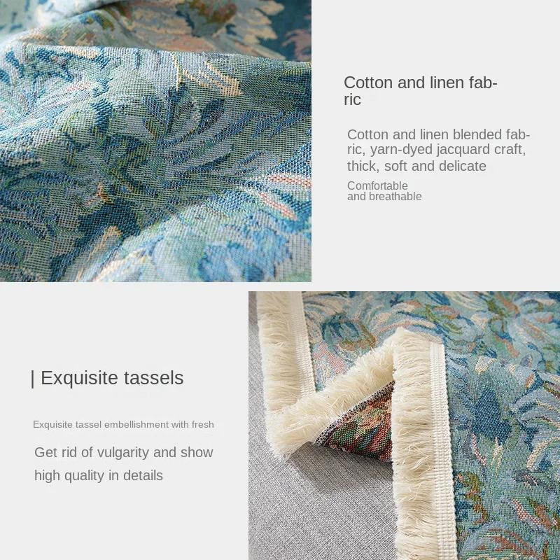 Karierte Chenille-Überwurfdecke im Boho-Design mit Quasten von Your Warm Home, B/B: 180 x 260 cm - Bild 2