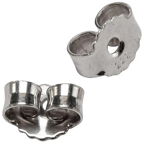 Colfem Goldpoussetten, 333 Weißgold, Unisex - Bild 1
