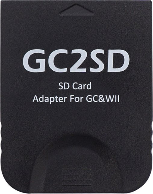VODOOL GC2SD Micro-SD Kartenadapter für GameCube und Wii, transparent - Bild 1