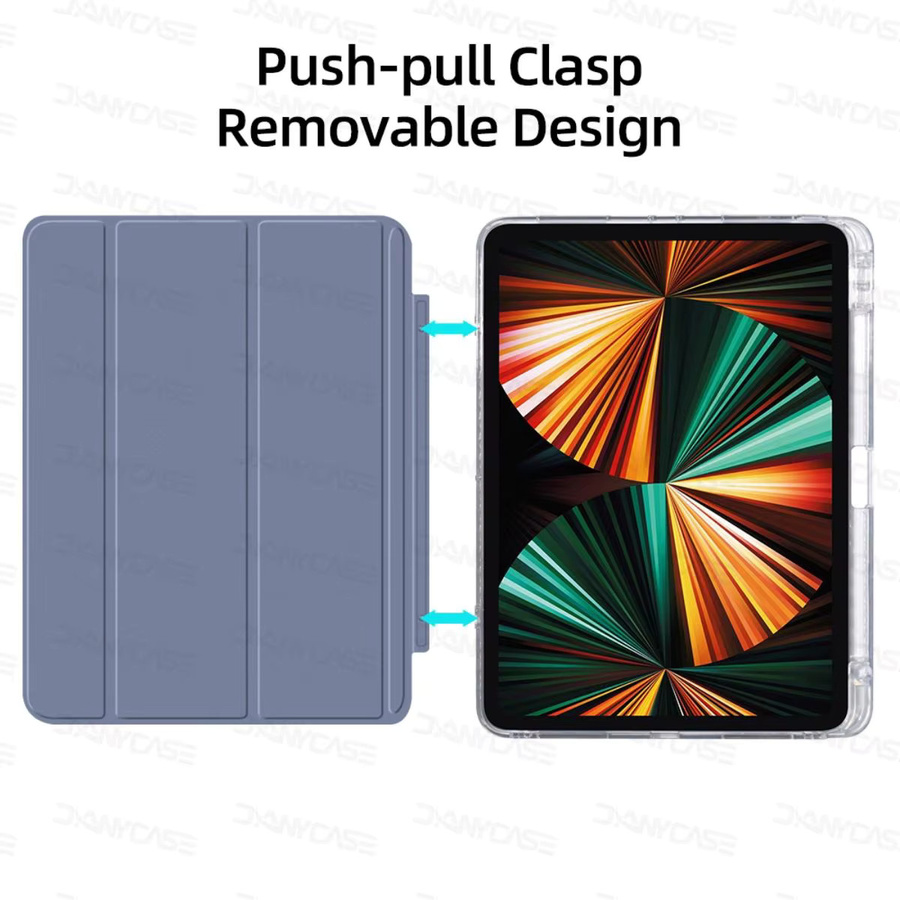 Hansong Schutzhülle für iPad 10. Generation 10.9 Zoll mit Stiftschlitz aus TPU in Lila - Bild 2