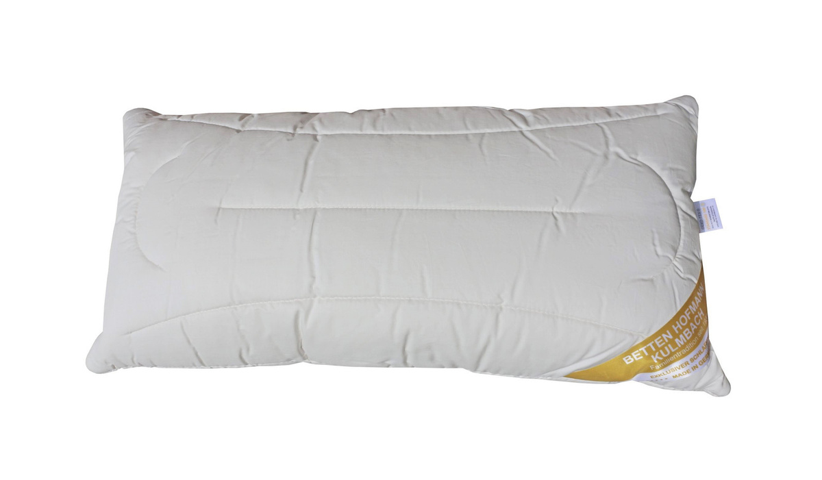 Garanta Steppd Chr. Bayer GmbH Merino Zirbenholz Kopfkissen mit Zirbenduft, Farbe: Weiß, B/H: 40 x 80 cm - Bild 1