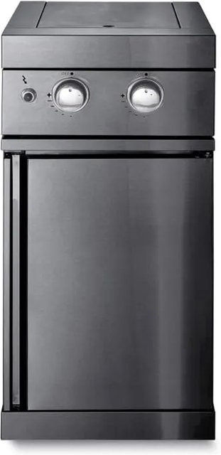 MyOutdoorKitchen Modul mit Doppel Seitenbrenner Black Collection - Bild 1