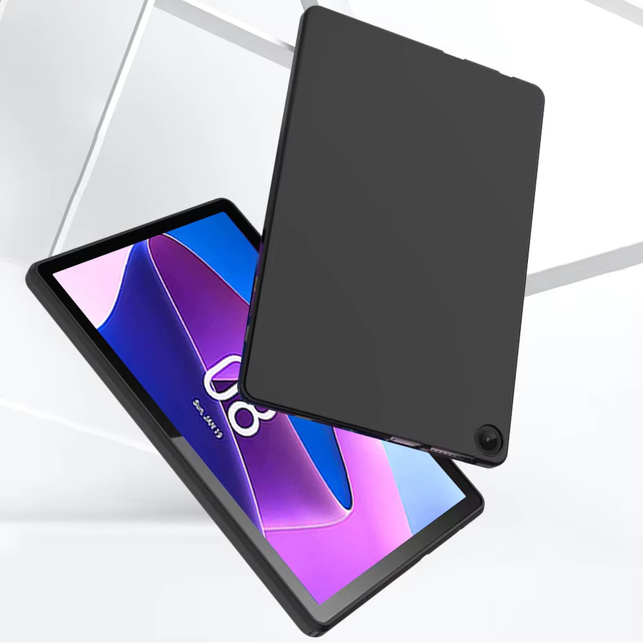 PHYLYN Silikonhülle für Lenovo Tab M10 3. Generation TB328FU / TB328XU, weiche TPU-Rückabdeckung in Schwarz, rutschfest und kratzfest - Bild 5