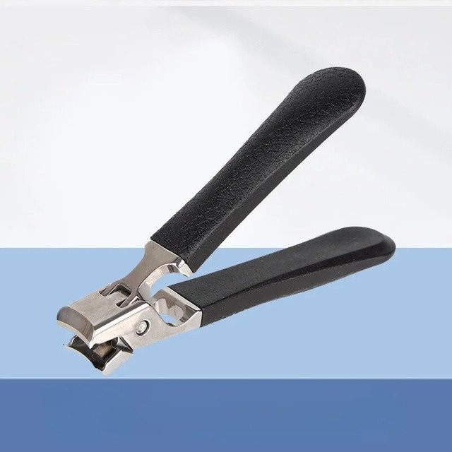 Happypilot Nagelknipser für dicke Nägel, Edelstahl, Schwarz, Unisex - Bild 1