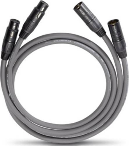 Oehlbach NF 14 Master X XLR Verbindungskabel Anthrazit, Länge: 0,75 m, 1x XLR-Stecker auf 1x XLR-Buchse - Bild 1