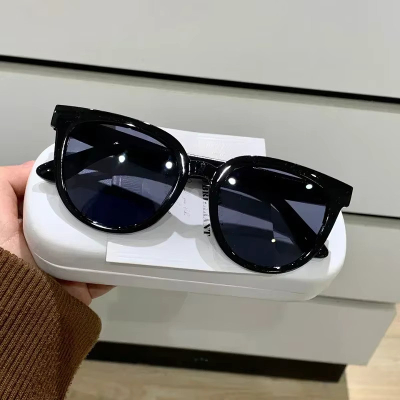 SNQP Sonnenbrille, rund, Vollrand, Kunststoff, schwarz, Damen - Bild 2