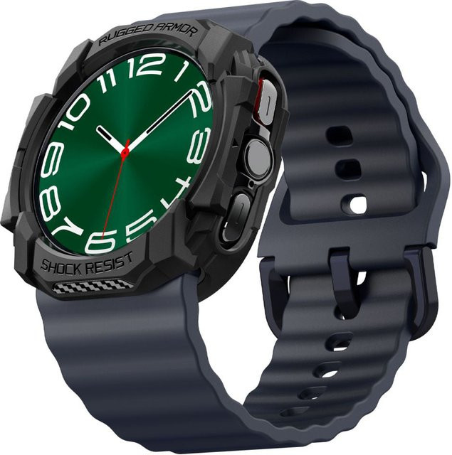 Spigen Hülle für Samsung Galaxy Watch Ultra, Schwarz, Silikon - Bild 1