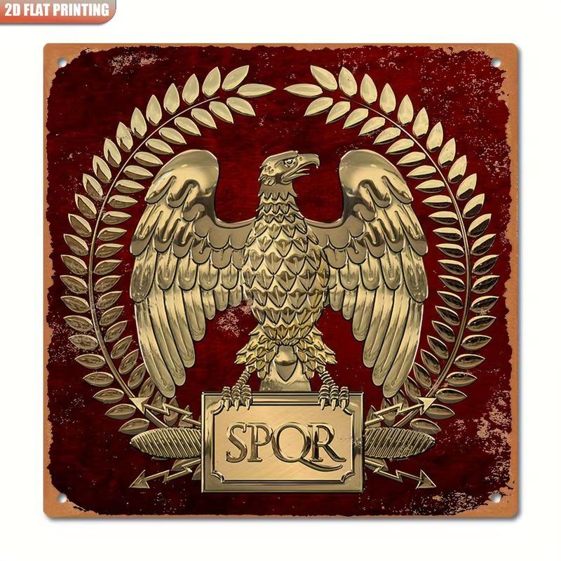 CIFBUY Vintage Wandkunst Empire Adler aus Metall in Gold für die Wanddekoration - Bild 2