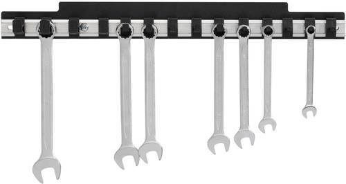 TOOLCRAFT Alu-Gabel-Ringschlüsselleiste in Silber, Länge: 435 mm, Breite: 48 mm - Bild 1