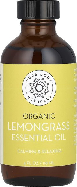 Pure Body Naturals Bio ätherisches Öl Zitronengras, 118 ml, Unisex - Bild 1