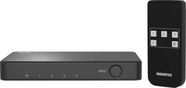 Marmitek Connect 740 UHD 4K 2.1 HDMI Switch in Schwarz - Bild 1