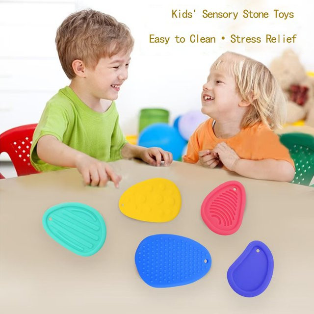 Schylling FidgetToys Silikon-Spielzeug, sensorischer Stein, ab 3 Jahre - Bild 1