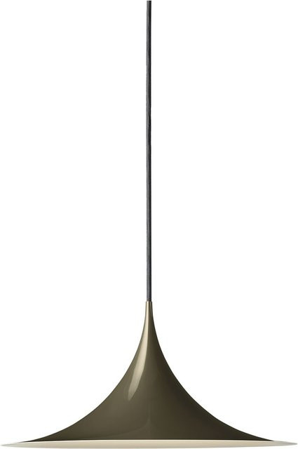 Gubi Semi Pendant Pendelleuchte in Braun mit E14 Fassung, Durchmesser: 30 cm, Höhe: 40 cm - Bild 1
