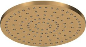 Duravit Kopfbrause 1jet 250 MinusFlow in Bronze Gold, Durchmesser: 25 cm, Rund, Overhead-Regendusche mit Anti-Limescale-Funktion - Bild 1