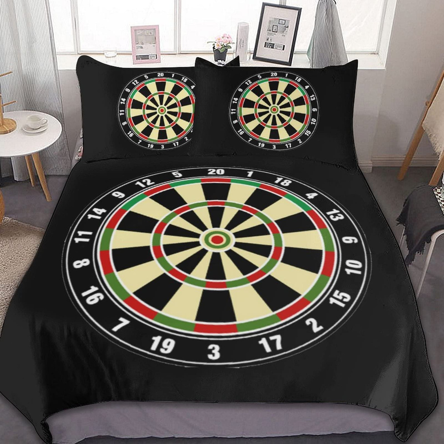 Dartscheibe Bettwäsche Set mit Blitz und Flamme Motiv, 2/3-teilig, Multicolor, B/H: 135 x 200 cm - Bild 3