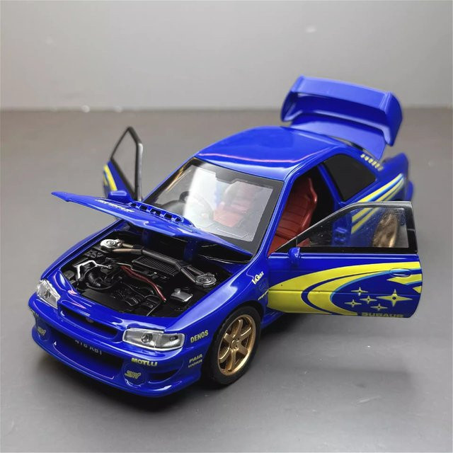 MAKEDA Impreza MITSUBISHI EVO 911GT3, Automodell, Maßstab 1:32, Metall - Bild 1