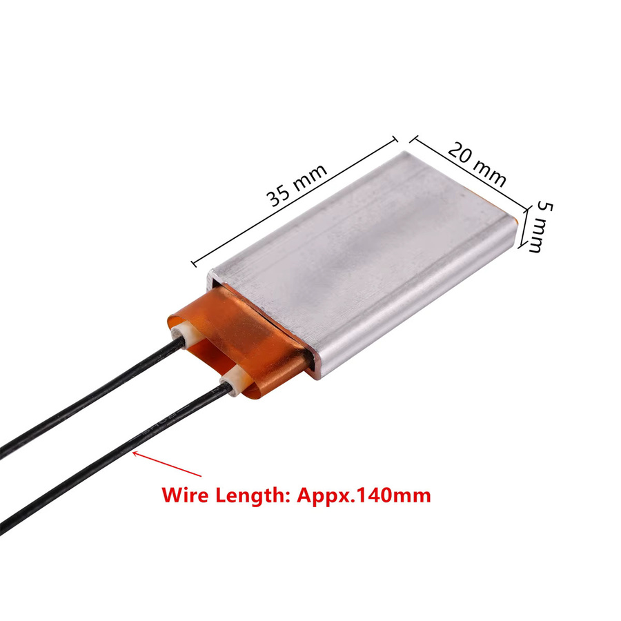 2 Stück Adhere To Fly PTC Heizelement für Geflügel-Inkubatoren, 220 V/12 V, 0-220 Grad Celsius, Farbe: Silber - Bild 2