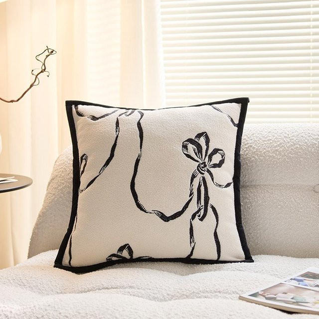 JMG Clothing Kissenhülle in Weiß, modernes Design für Sofa und Lendenkissen, B/T: 45 x 45 cm - Bild 1