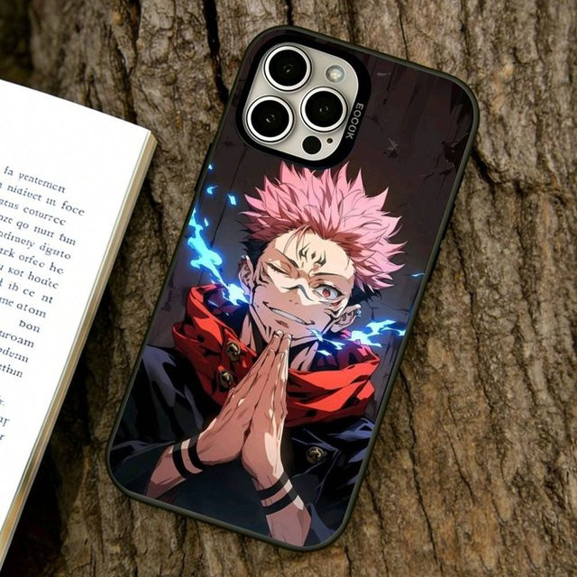 Sukuna Handyhülle für iPhone 11 bis 17 Modelle, Silberbeschichtet, Farbig - Bild 1