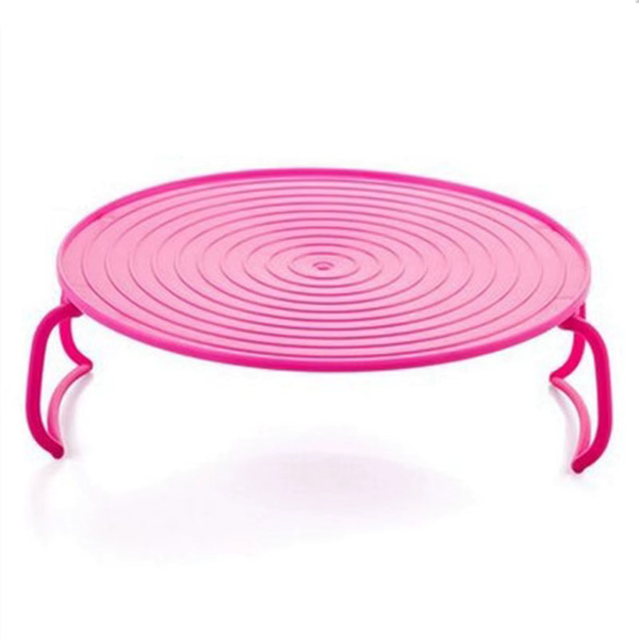 LEENKEA Mikrowellen-Regal aus PP-Material mit doppelter Isolierung, B/T/H: 23,5 x 23,5 x 8,3 cm - Bild 2