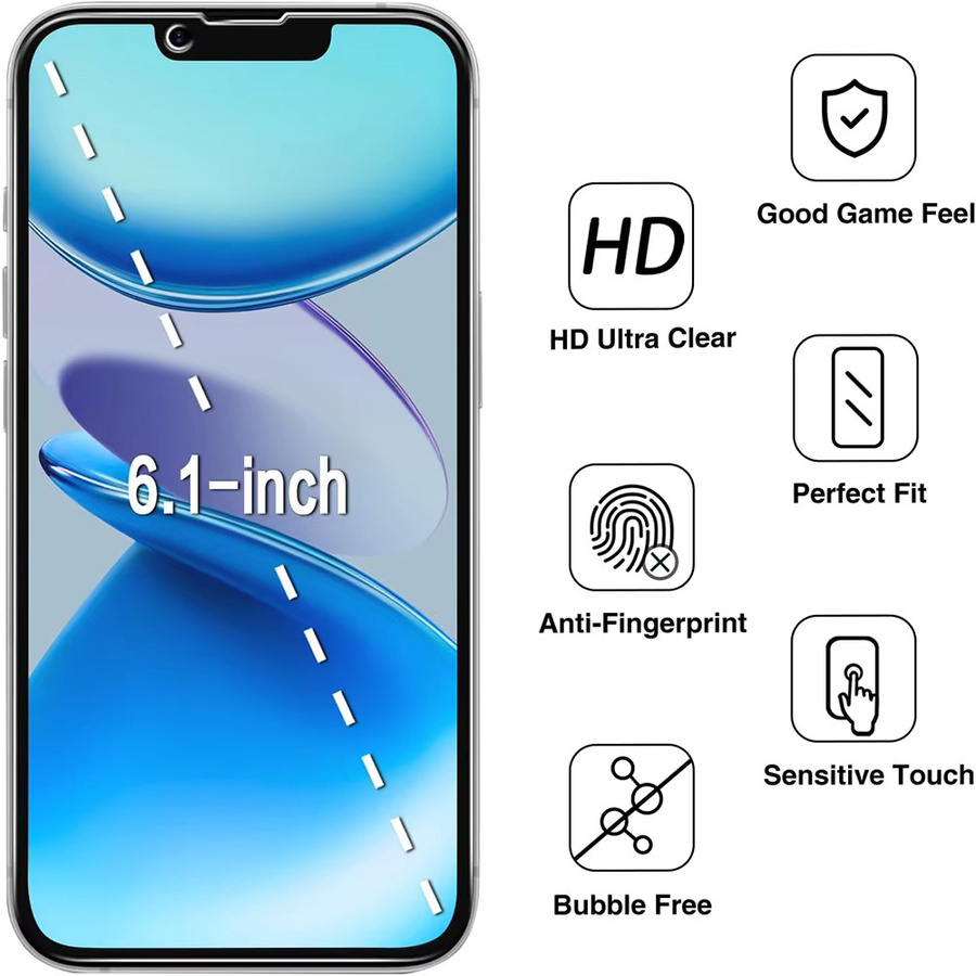 Anti-Spy Sichtschutz-Displayschutzfolie aus gehärtetem Glas für Apple iPhone 17E 16E 17 Air 16 Pro Max 15 Plus 14 13 Mini 12 11 X XS XR 8 7 in Schwarz und Transparent - Bild 5