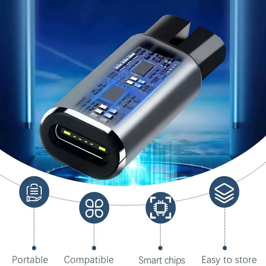 Philips USB-C Ladeadapter für Rasierer und Bartschneider in Schwarz, kompatibel mit BT3238/15, QP2724, BT3230, MG7910, QP1424/70 und S3243/91 - Bild 3