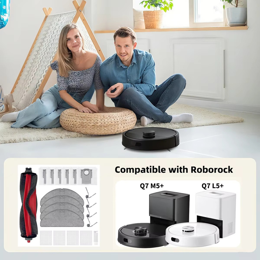 Ersatzteile und Zubehör aus Kunststoff für Roborock Q7 M5+ und Q7 L5+ Roboterstaubsauger - Bild 3