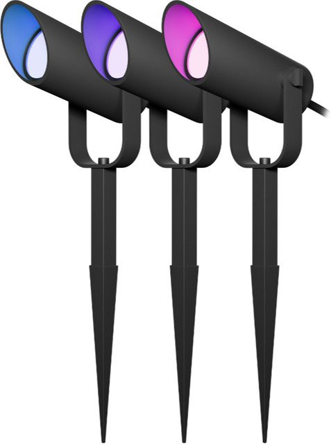 Hombli Outdoor Smart Spot Light Starter-Kit mit Bridge Gateway und Reflektor, Schwarz - Bild 1