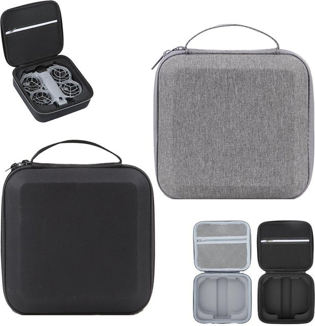 DJI Neo2 Tragetasche aus PU Leder als Schultertasche und Handtasche für deine Drohne in Schwarz oder Grau - Bild 1