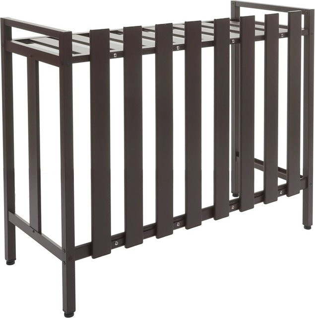MCW Verkleidung für Klimaanlage oder Wärmepumpe K58 aus Metall in Braun, B/T/H: 80 x 39 x 90 cm - Bild 2