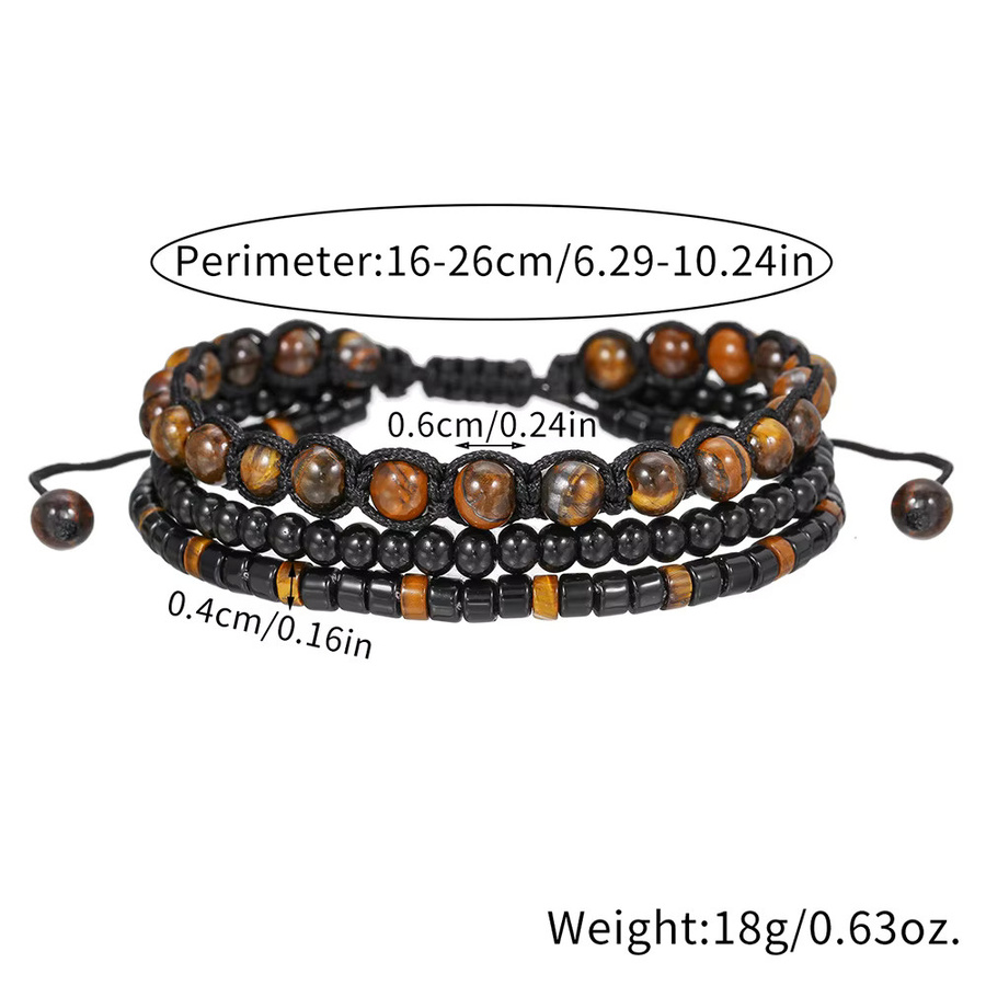 INGX Armband, Tigerauge Stein, Herren - Bild 4