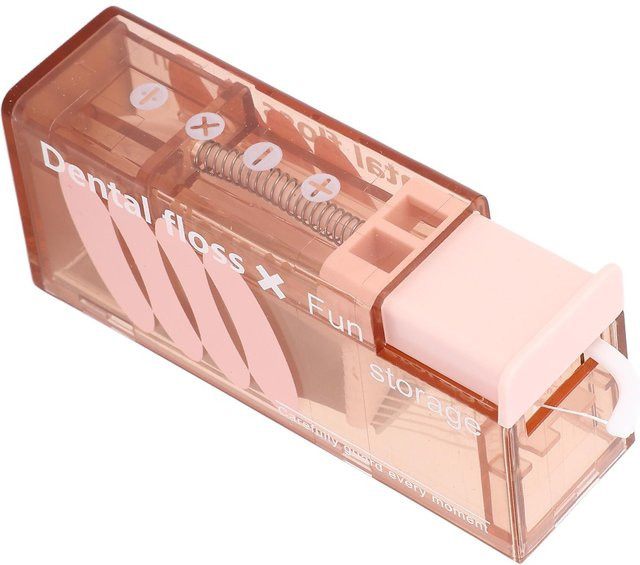 Fishine Zahnseide-Spender, Tragbares Zahnseide-Pick-Etui mit 10 Zahnseiden, Unisex - Bild 1