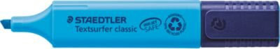 Staedtler Textsurfer Classic Textmarker mit Keilspitze und blauer Tinte, nachfüllbar, 1 Stück - Bild 1